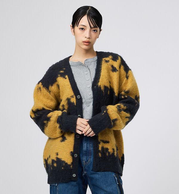 ABAHOUSE「【Gramicci / グラミチ】MOHAIR CARDIGAN / モヘアカー」|ニット・セーター|