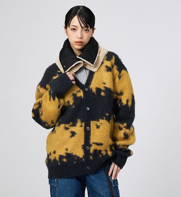 ABAHOUSE「【Gramicci / グラミチ】MOHAIR CARDIGAN / モヘアカー」|ニット・セーター|
