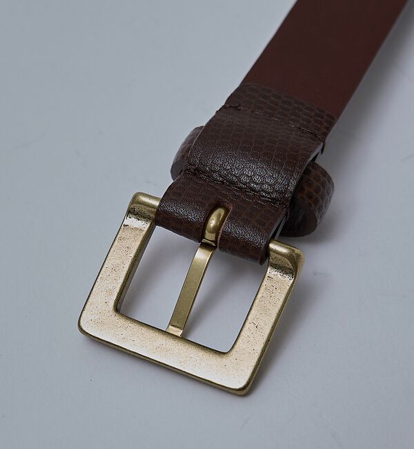 ABAHOUSE「【UNISEX】 LIZERD STAMPED PUNTALE BELT / リ」|ベルト|
