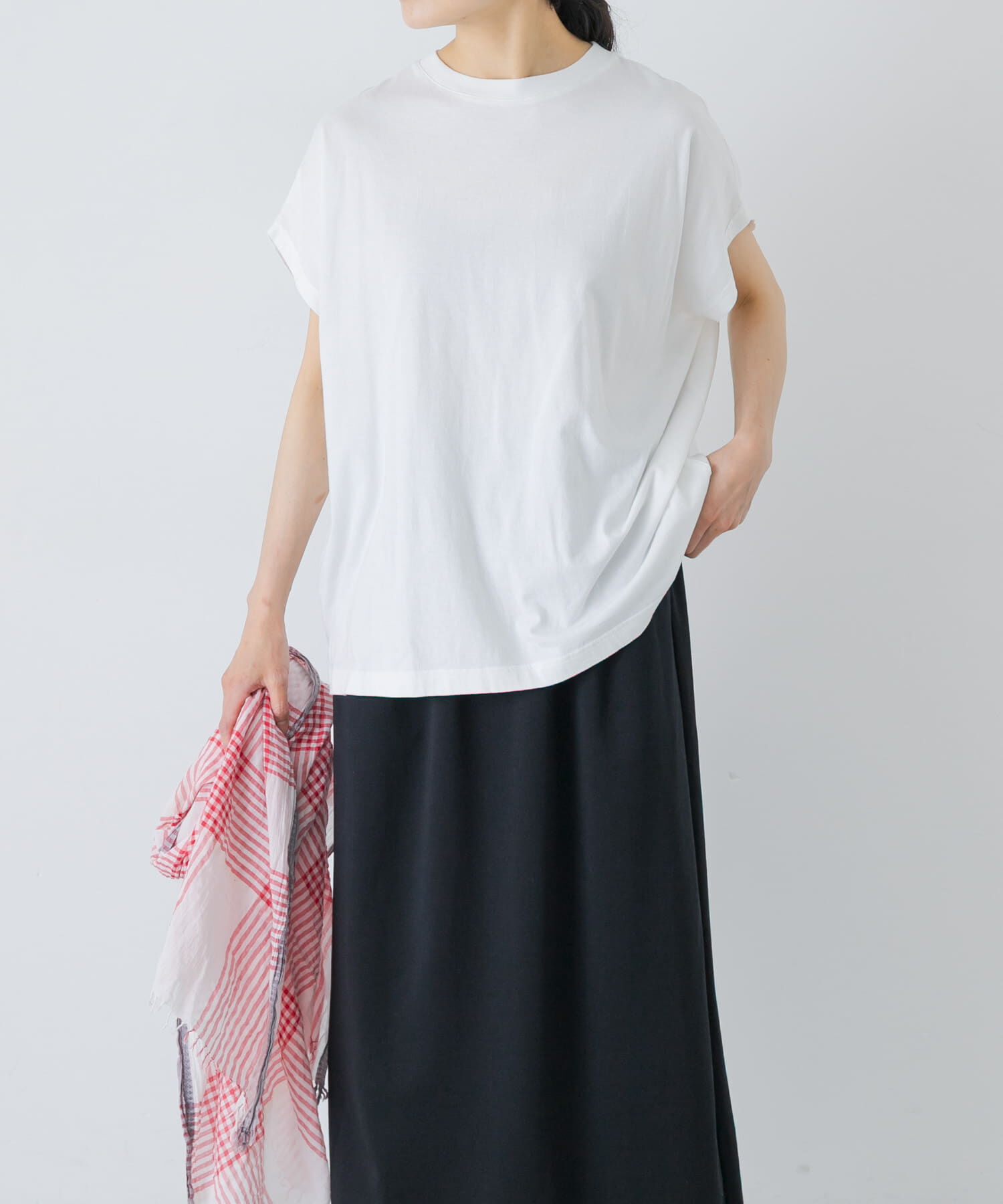 かぐれ「フレンチスリーブカットソー」|Tシャツ・カットソー|