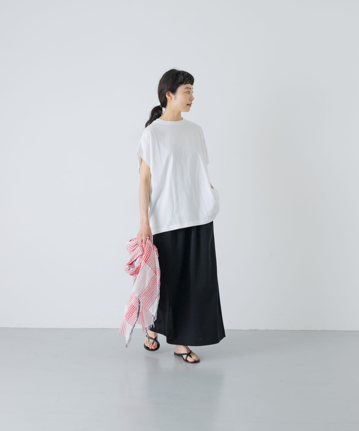 かぐれ「フレンチスリーブカットソー」|Tシャツ・カットソー|