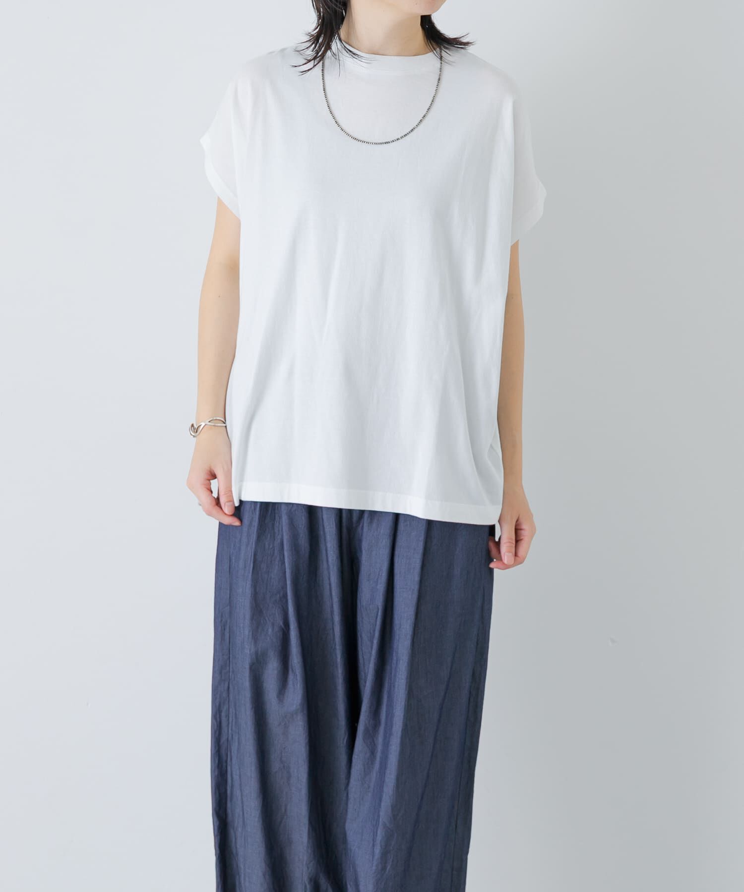 かぐれ「フレンチスリーブカットソー」|Tシャツ・カットソー|