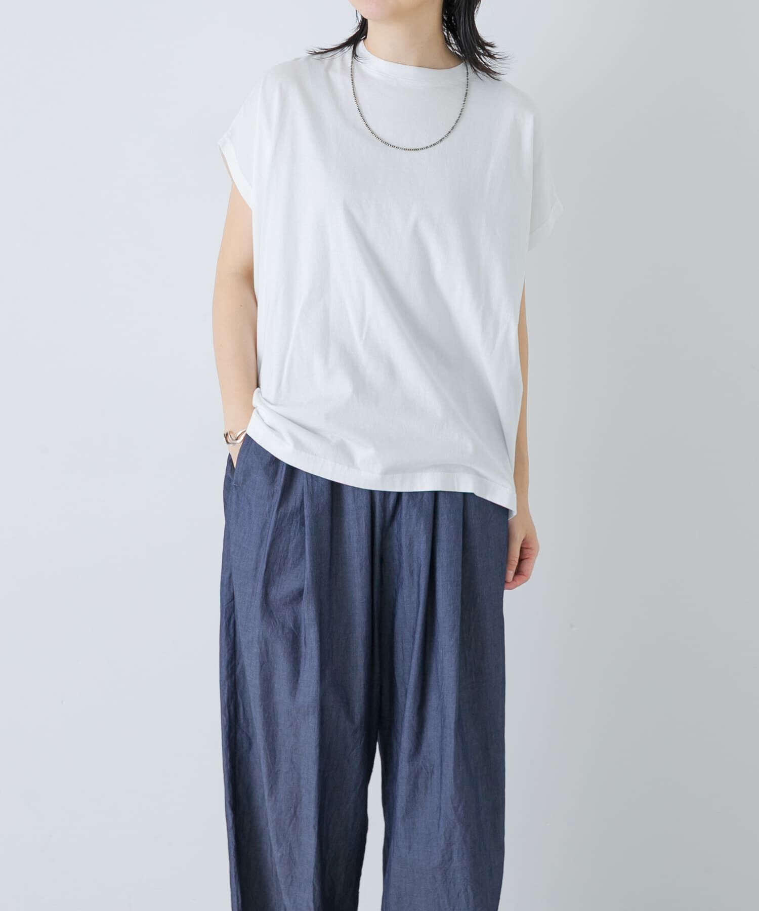 かぐれ「フレンチスリーブカットソー」|Tシャツ・カットソー|