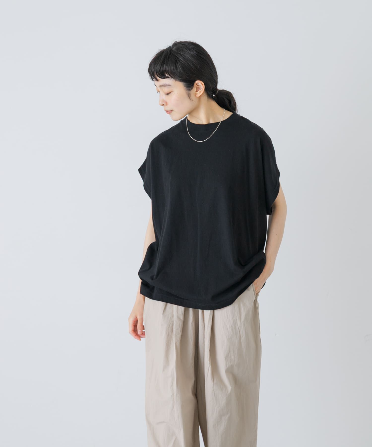 かぐれ「フレンチスリーブカットソー」|Tシャツ・カットソー|