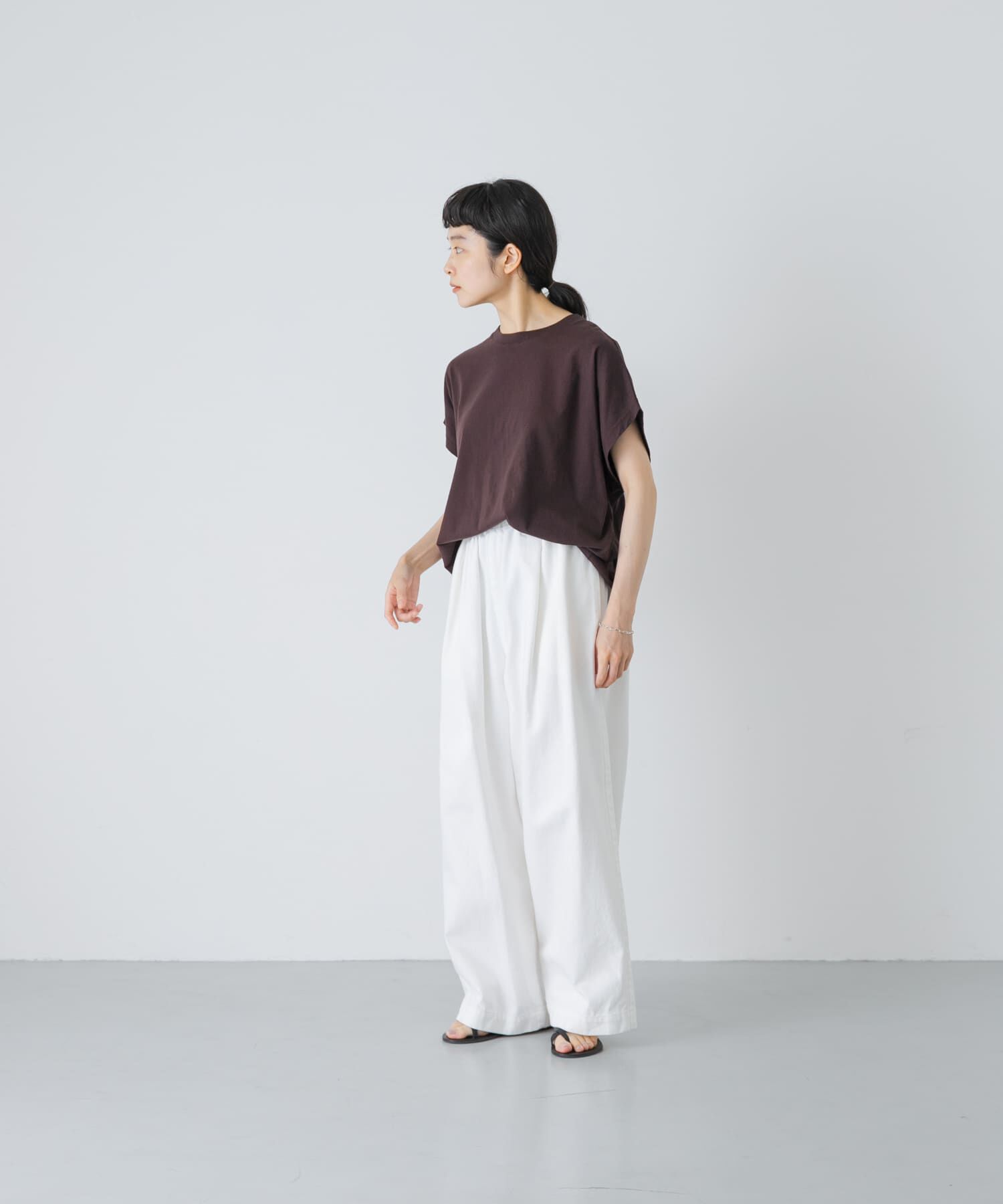 かぐれ「フレンチスリーブカットソー」|Tシャツ・カットソー|