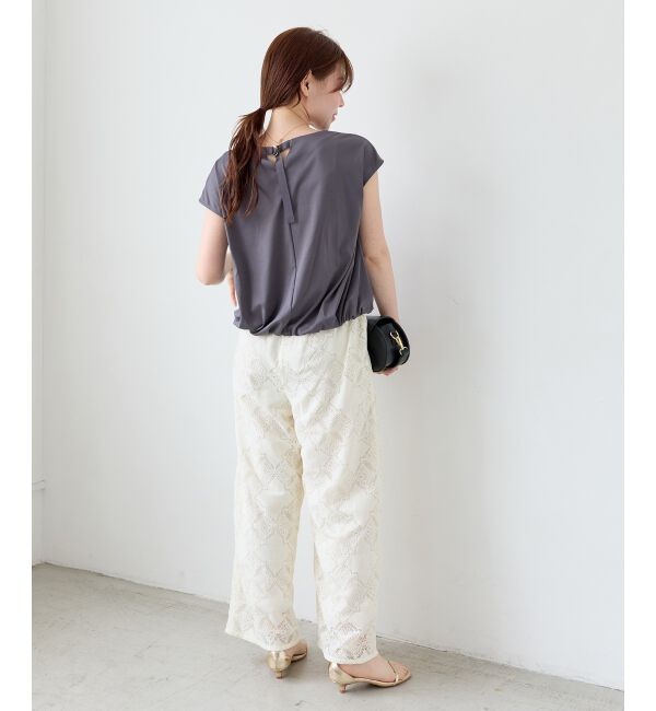  「ドレープネックカットソー」|Tシャツ・カットソー|