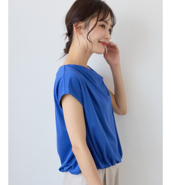  「ドレープネックカットソー」|Tシャツ・カットソー|