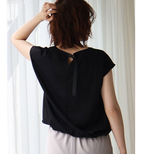 「ドレープネックカットソー」|Tシャツ・カットソー|