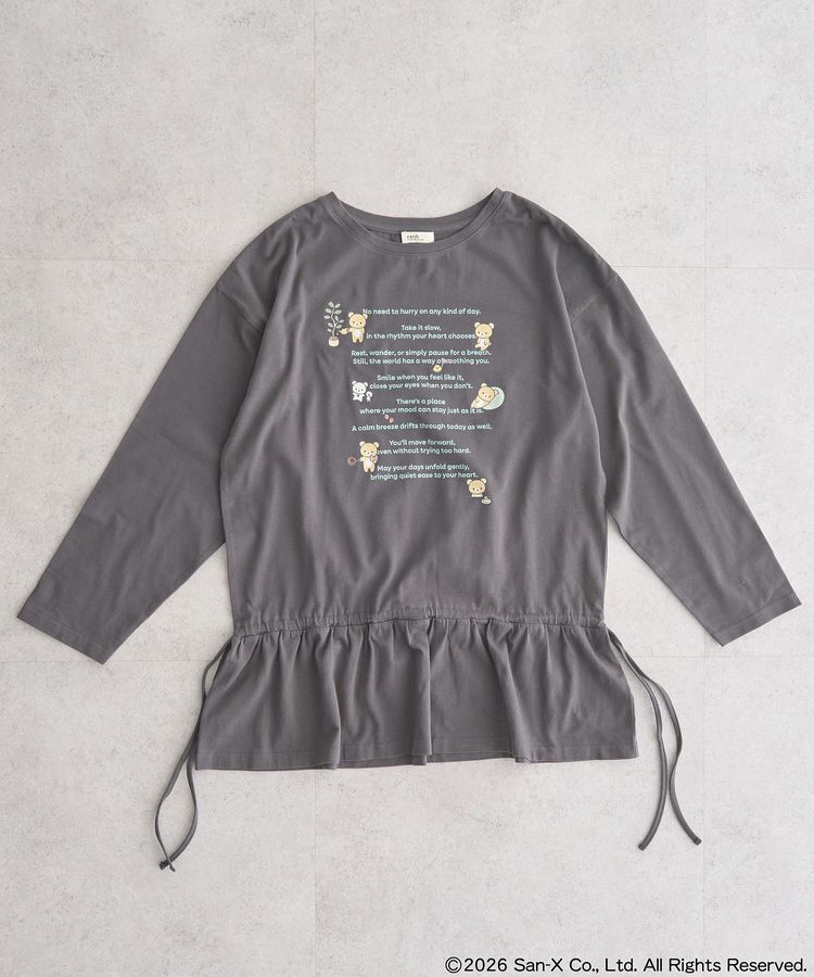 earth music&ecology「リラックマ&times;earth ブラウジングロンT」|Tシャツ・カットソー|