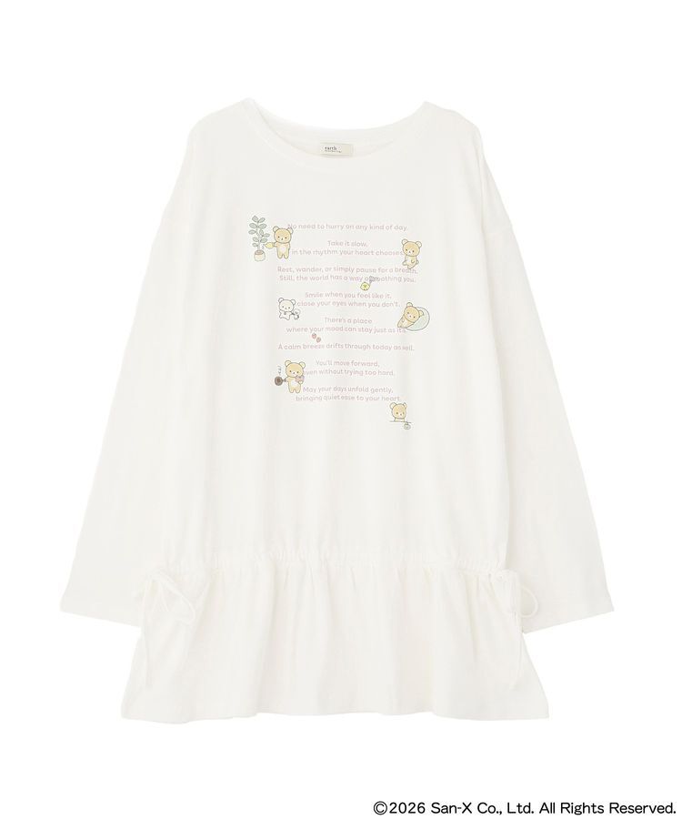 earth music&ecology「リラックマ&times;earth ブラウジングロンT」|Tシャツ・カットソー|