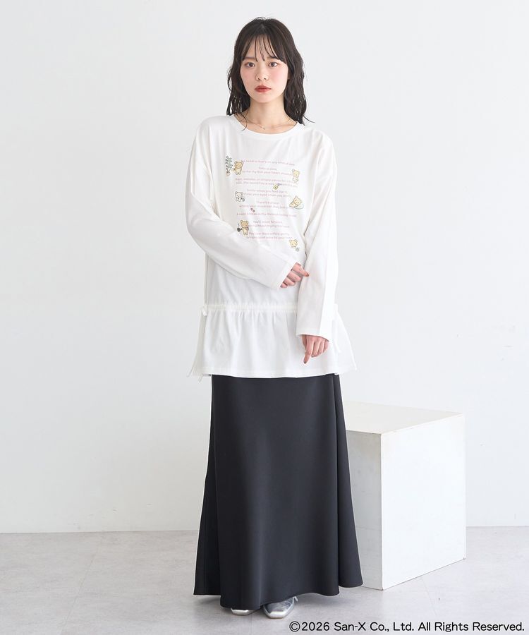 earth music&ecology「リラックマ&times;earth ブラウジングロンT」|Tシャツ・カットソー|