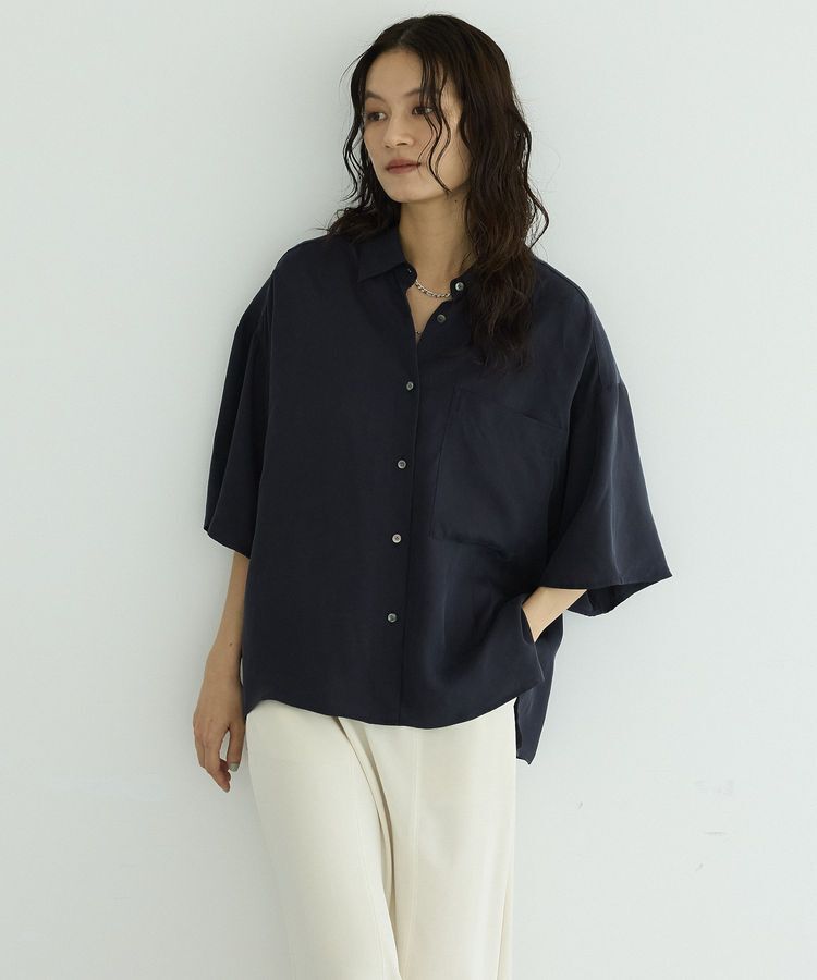 GARAGE OF GOOD CLOTHING「【日本製】フィブリル前開きシャツ」|シャツ・ブラウス|