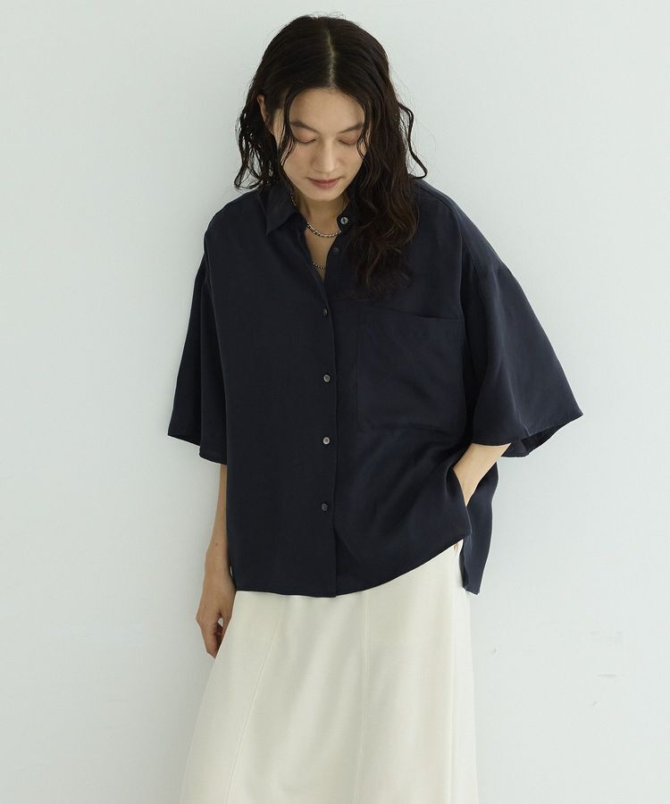 GARAGE OF GOOD CLOTHING「【日本製】フィブリル前開きシャツ」|シャツ・ブラウス|