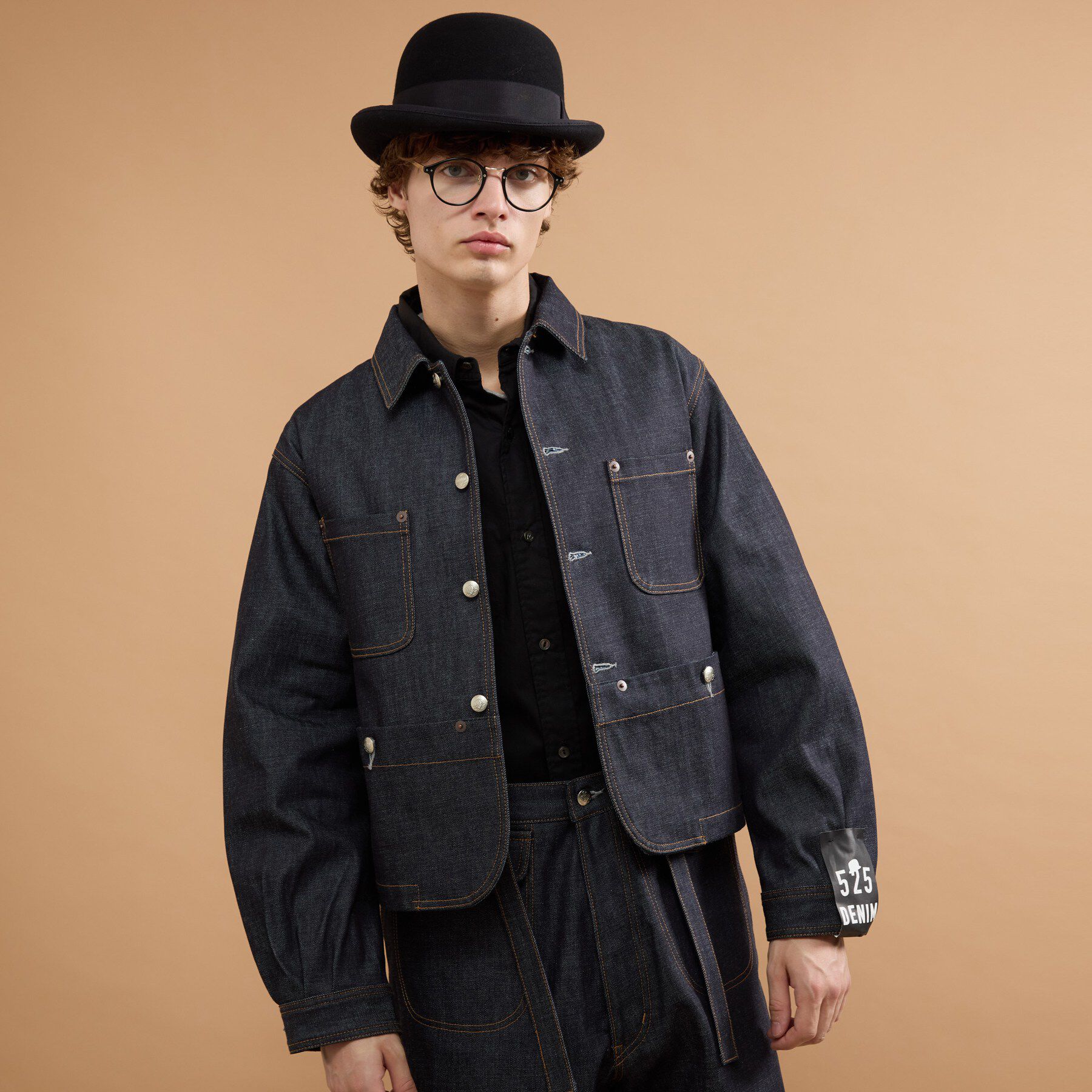 40CARATS&525「【525DENIM】14ozデニム カバーオール」|デニムジャケット|