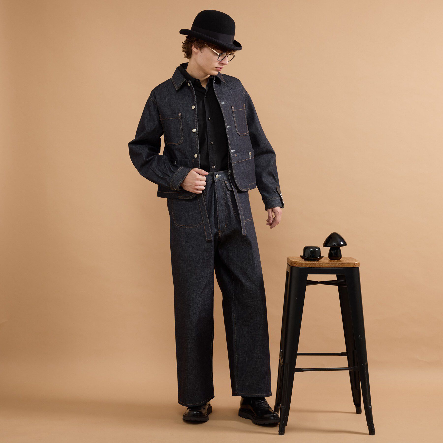 40CARATS&525「【525DENIM】14ozデニム カバーオール」|デニムジャケット|