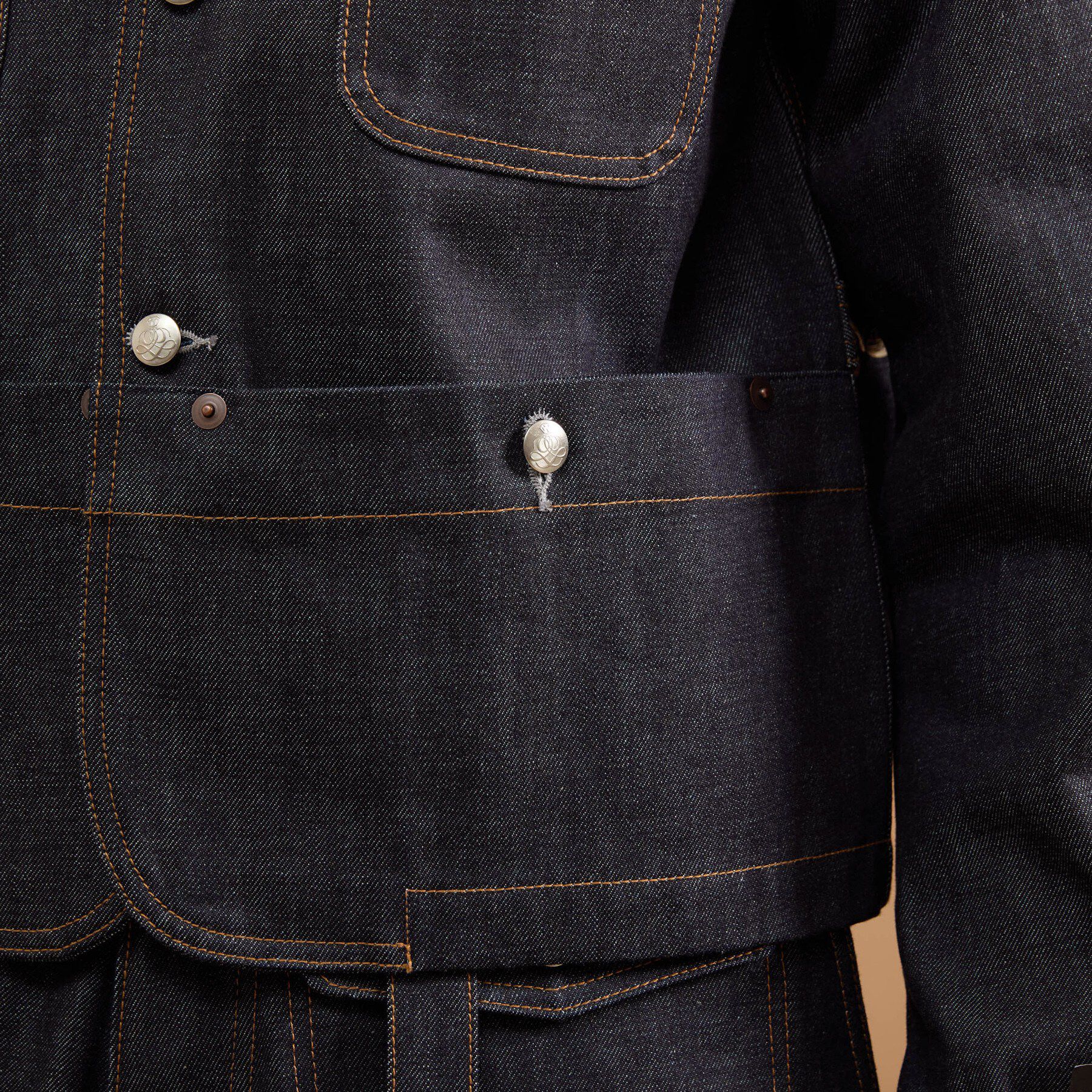 40CARATS&525「【525DENIM】14ozデニム カバーオール」|デニムジャケット|