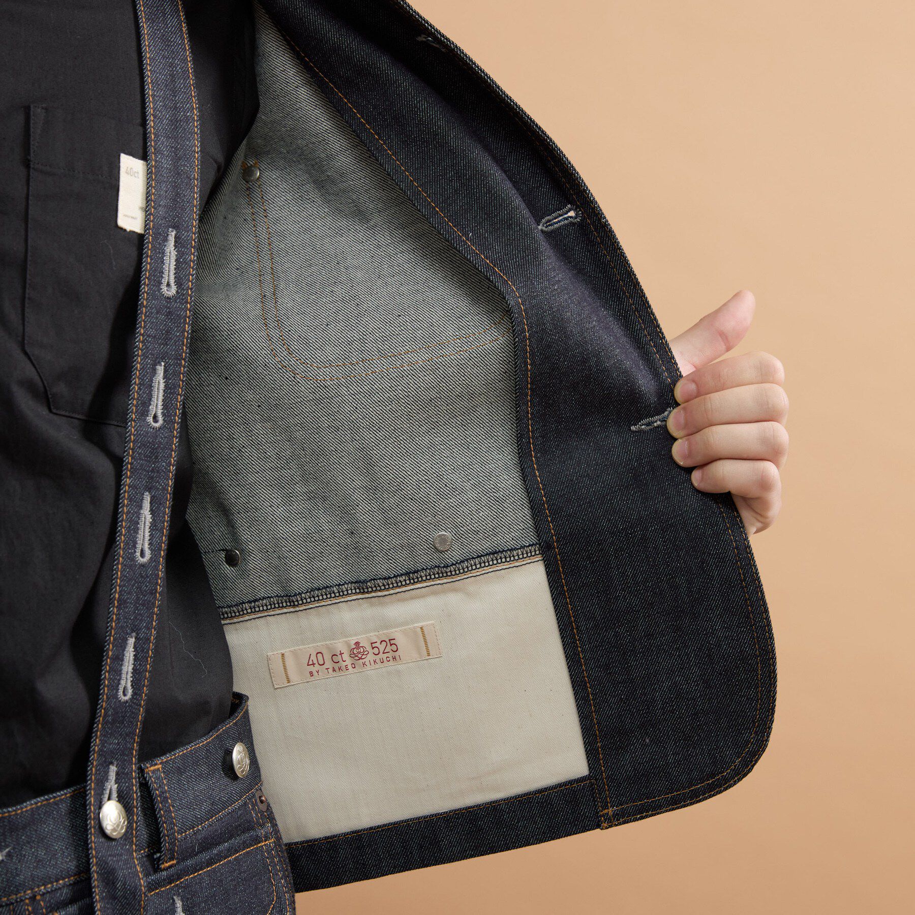 40CARATS&525「【525DENIM】14ozデニム カバーオール」|デニムジャケット|