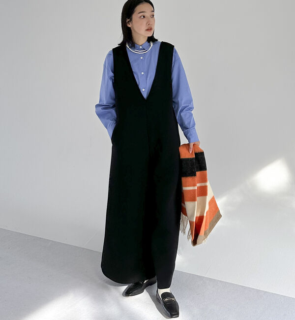 Doux archives「ダンボールＶネックサロペット」|ワンピース|