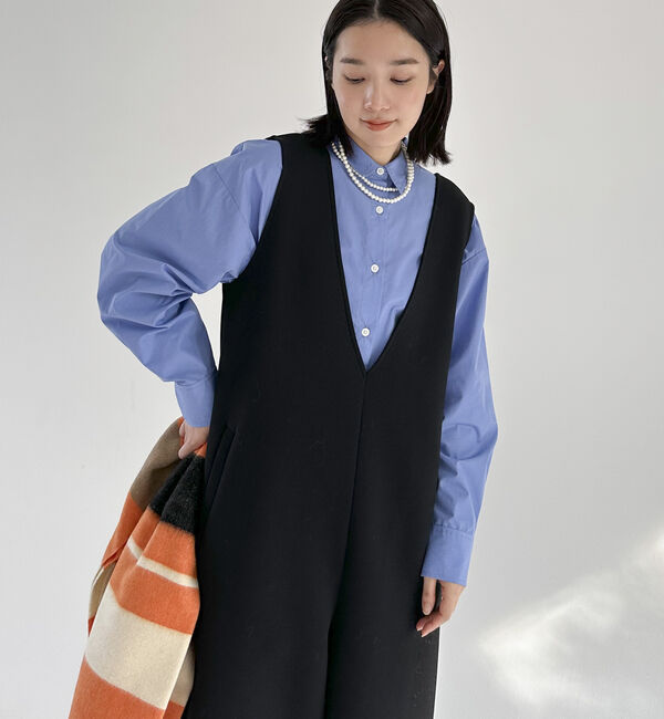 Doux archives「ダンボールＶネックサロペット」|ワンピース|