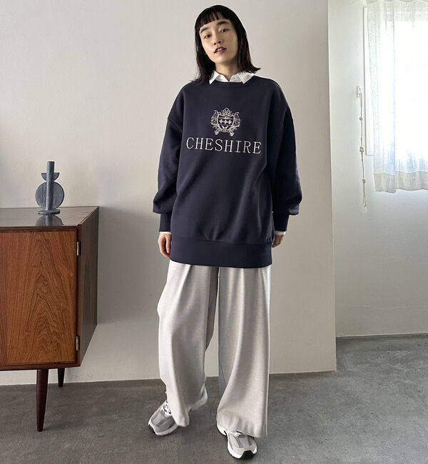 Doux archives「２ｗａｙエンブロイダリースウェット」|Tシャツ・カットソー|