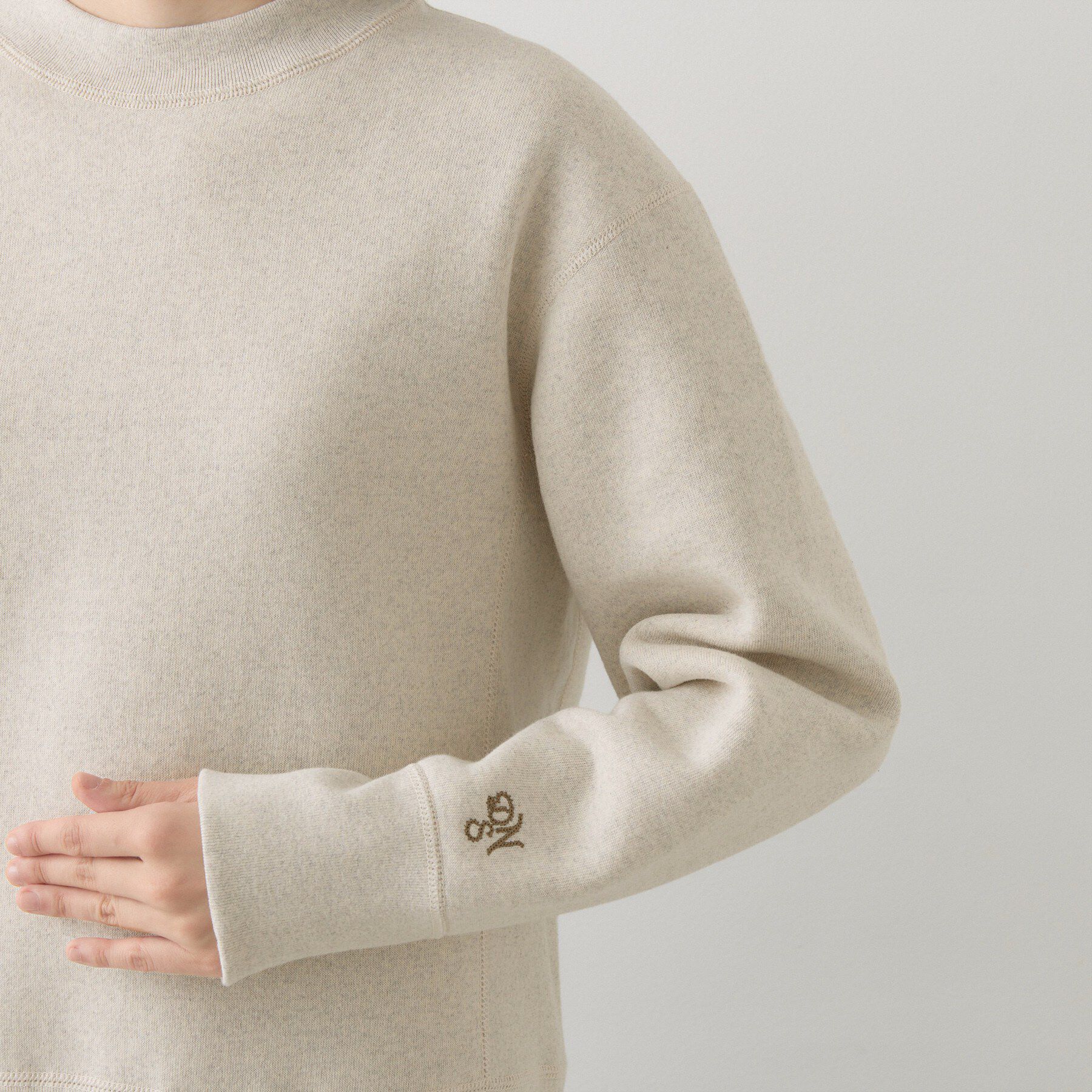 Dessin「【日本製/ベストセラー】吊り編み裏毛クルーネックトレーナー」|パーカー|