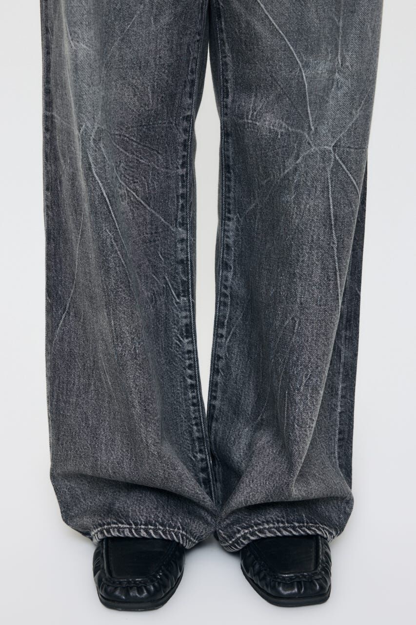 MOUSSY「LOW SLUNG LOOSE フレア」|デニム|