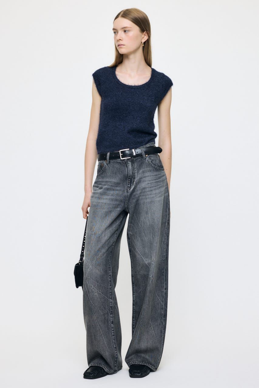 MOUSSY「LOW SLUNG LOOSE フレア」|デニム|