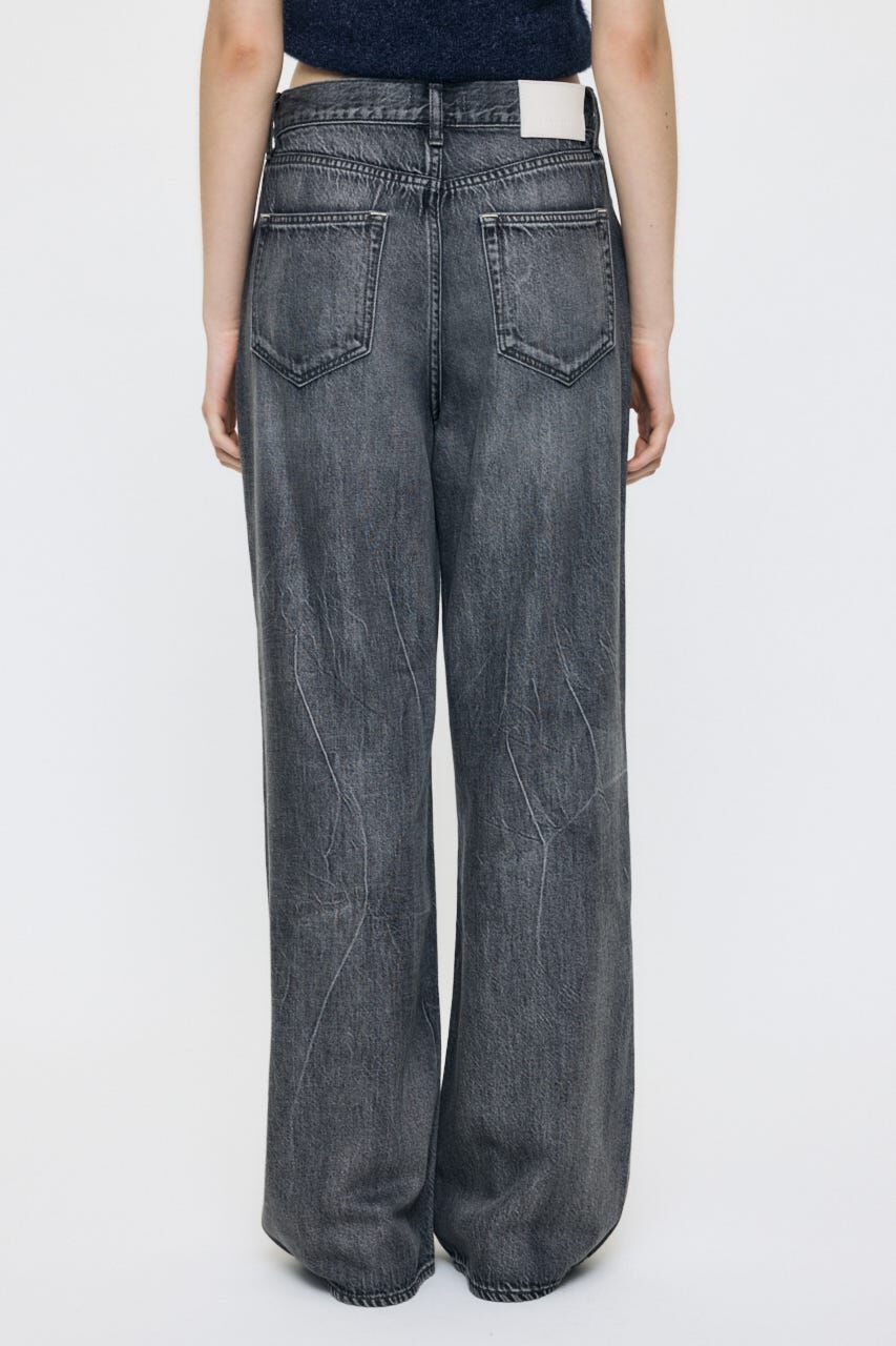 MOUSSY「LOW SLUNG LOOSE フレア」|デニム|