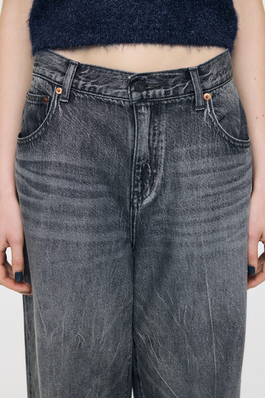 MOUSSY「LOW SLUNG LOOSE フレア」|デニム|