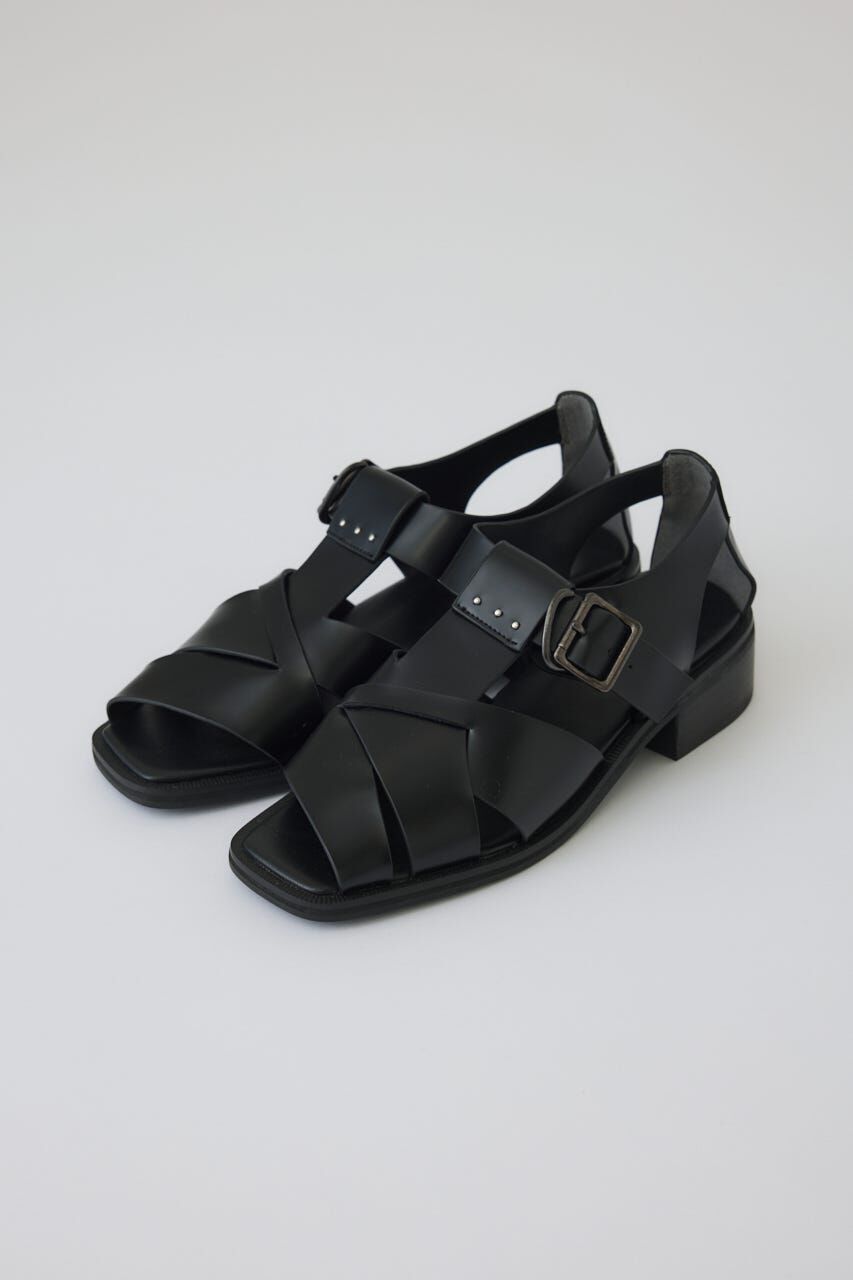 RIM.ARK 「Leather cage sandal」|サンダル|