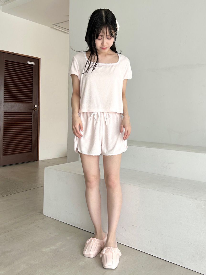 SNIDEL HOME「【WEB限定】【セット商品】【SorbetLight】【接触冷感】パイルセットアップ」|ルームウェア|