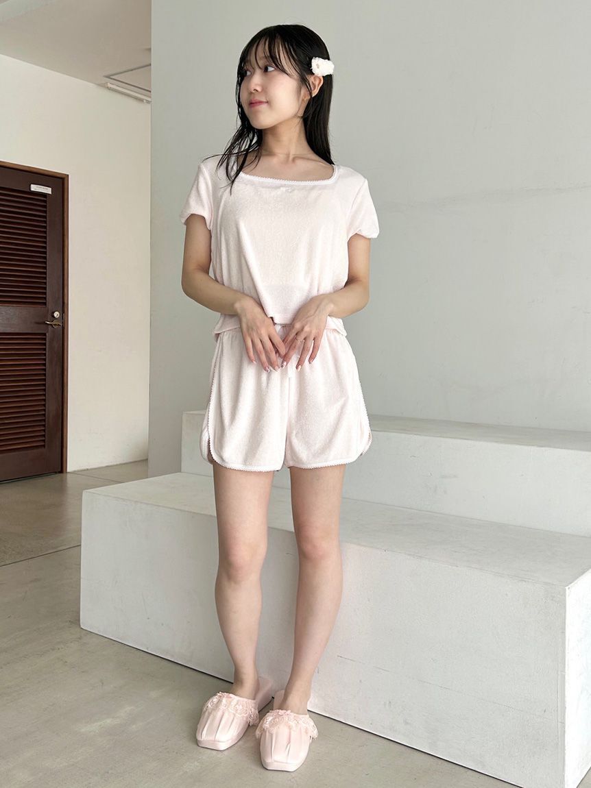 SNIDEL HOME「【WEB限定】【セット商品】【SorbetLight】【接触冷感】パイルセットアップ」|ルームウェア|