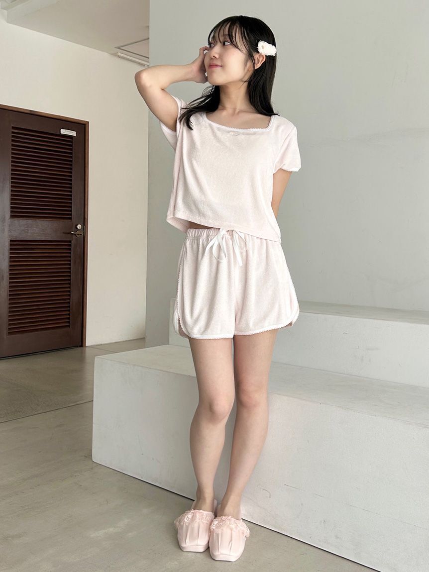 SNIDEL HOME「【WEB限定】【セット商品】【SorbetLight】【接触冷感】パイルセットアップ」|ルームウェア|