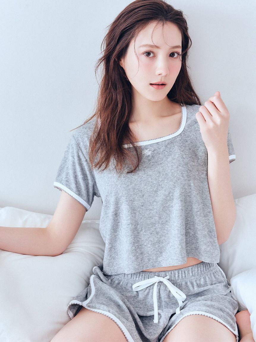 SNIDEL HOME「【WEB限定】【セット商品】【SorbetLight】【接触冷感】パイルセットアップ」|ルームウェア|
