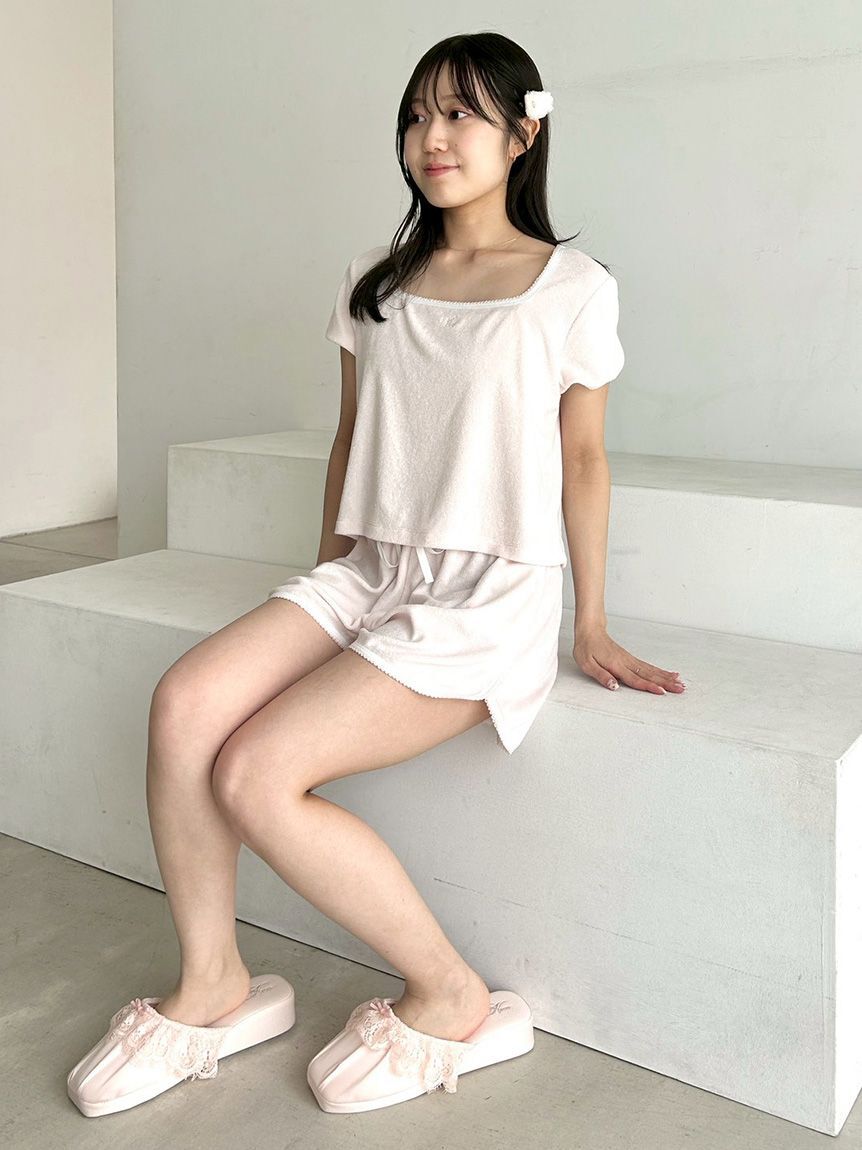 SNIDEL HOME「【WEB限定】【セット商品】【SorbetLight】【接触冷感】パイルセットアップ」|ルームウェア|