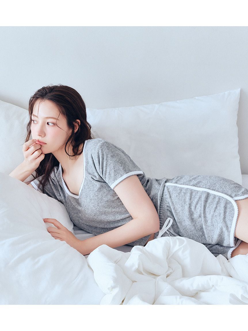 SNIDEL HOME「【WEB限定】【セット商品】【SorbetLight】【接触冷感】パイルセットアップ」|ルームウェア|