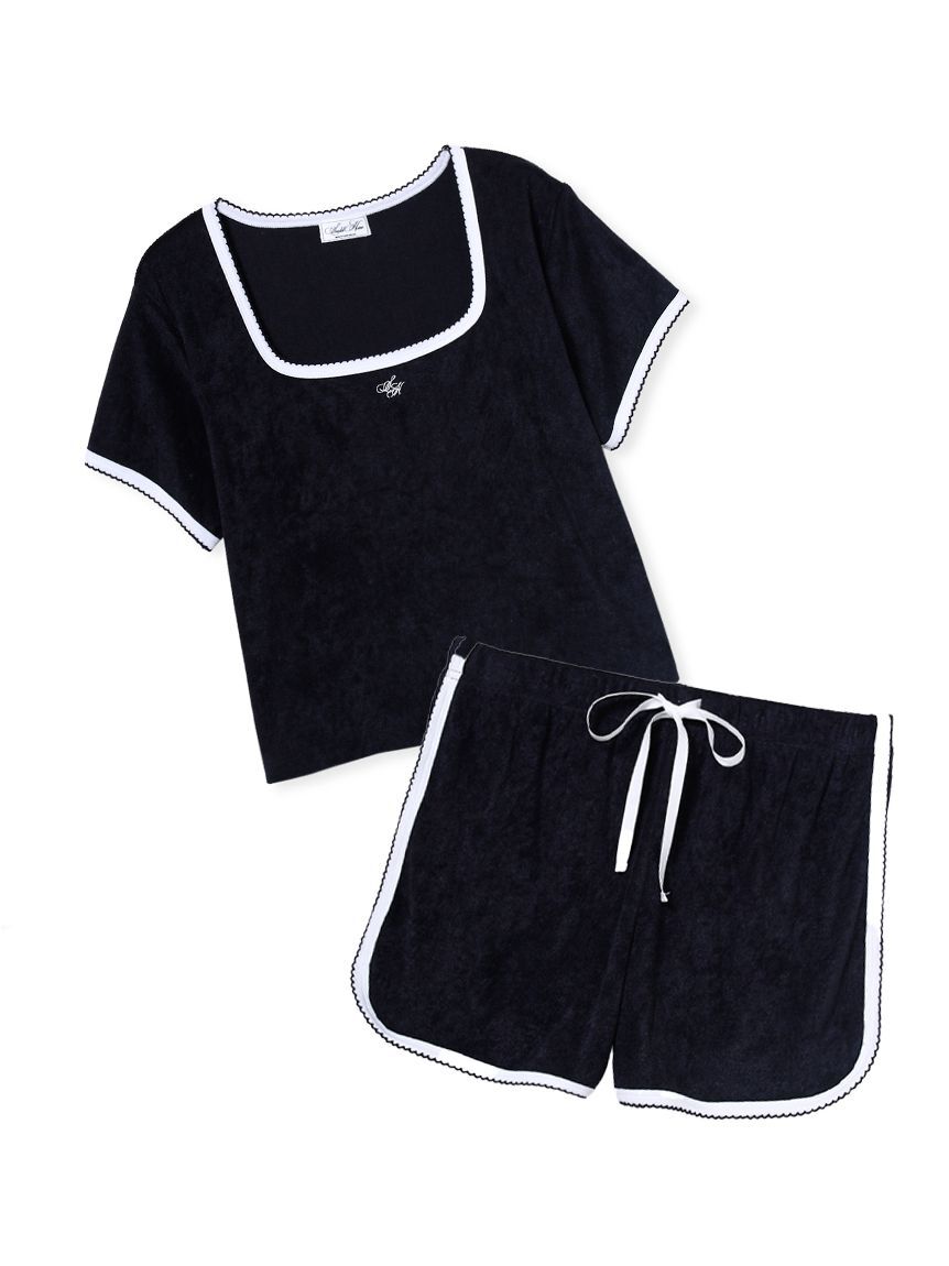 SNIDEL HOME「【WEB限定】【セット商品】【SorbetLight】【接触冷感】パイルセットアップ」|ルームウェア|NVY
