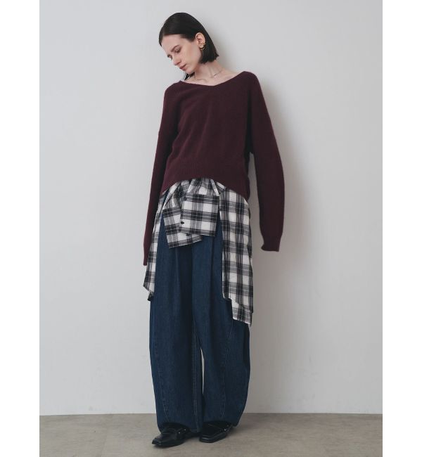 ELENDEEK「FOX WOOL V NECK KT」|ニット・セーター|