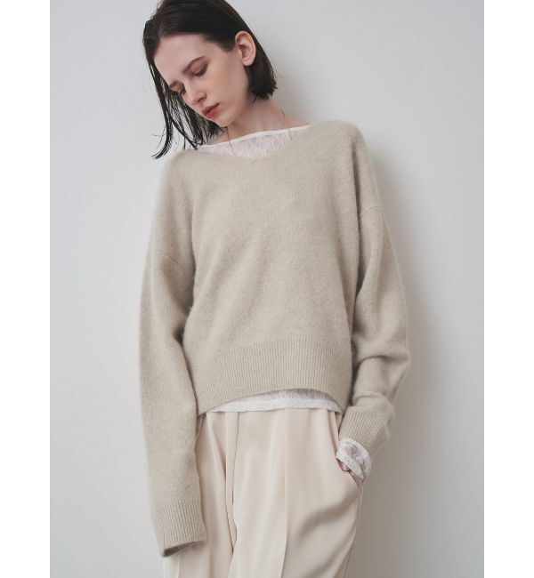 ELENDEEK「FOX WOOL V NECK KT」|ニット・セーター|