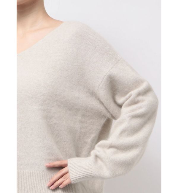 ELENDEEK「FOX WOOL V NECK KT」|ニット・セーター|