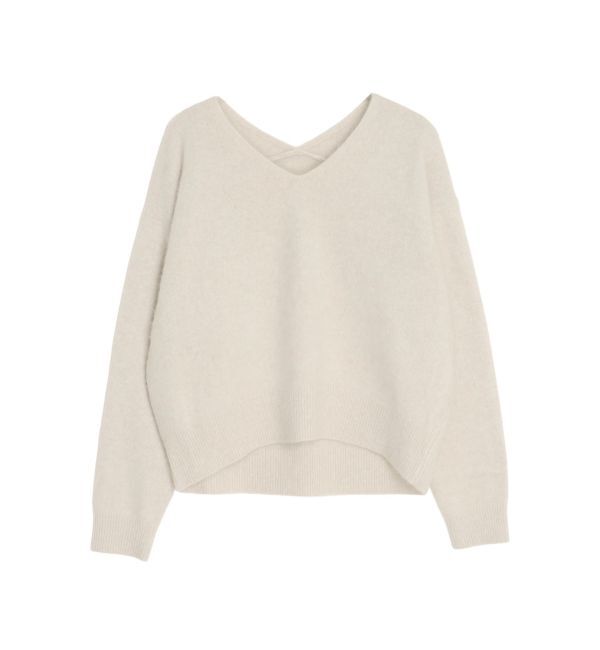 ELENDEEK「FOX WOOL V NECK KT」|ニット・セーター|