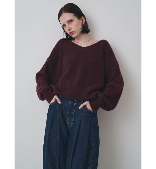 ELENDEEK「FOX WOOL V NECK KT」|ニット・セーター|