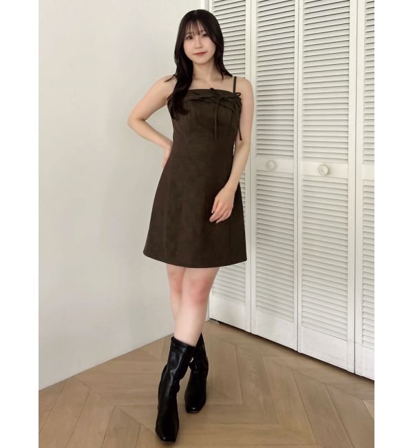 dazzlin「リボンラインキャミワンピース」|ワンピース|