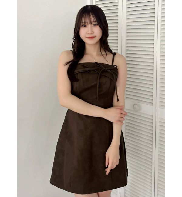 dazzlin「リボンラインキャミワンピース」|ワンピース|