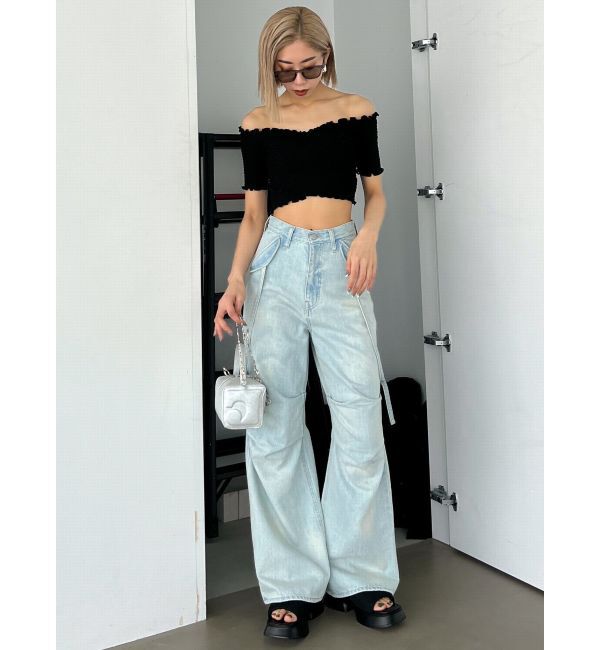 EMODA「フィットクロスバンドトップ」|Tシャツ・カットソー|