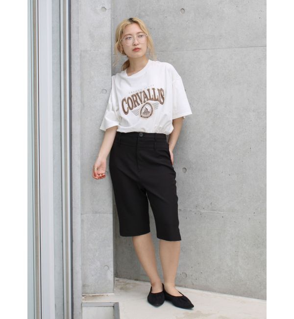 Ungrid「オーバーサイズロゴTee」|Tシャツ・カットソー|