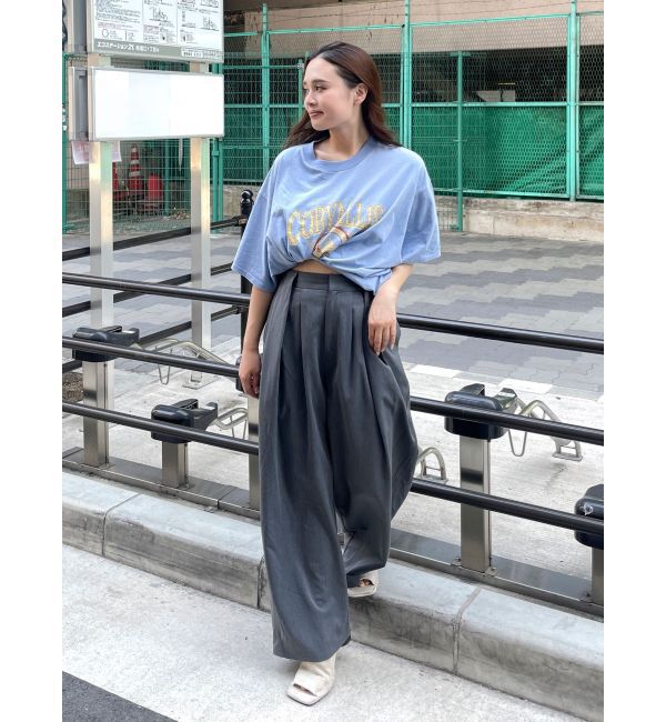 Ungrid「オーバーサイズロゴTee」|Tシャツ・カットソー|