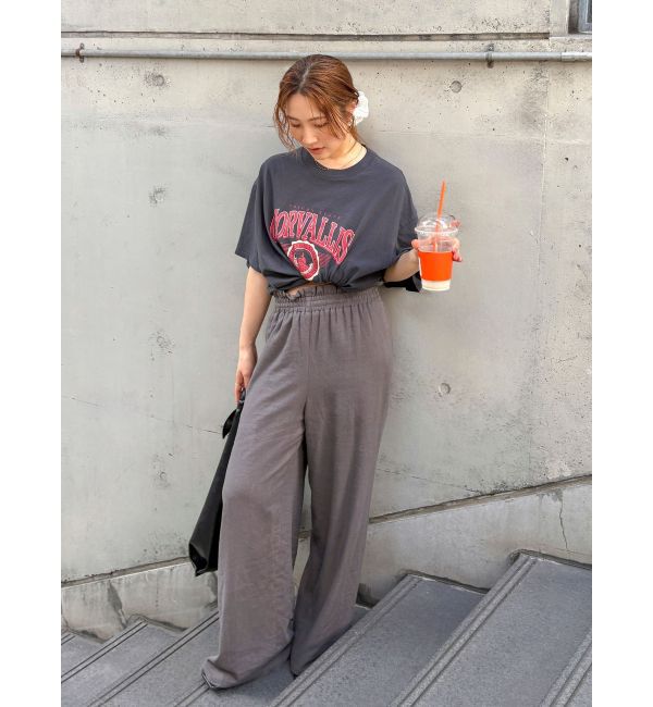 Ungrid「オーバーサイズロゴTee」|Tシャツ・カットソー|