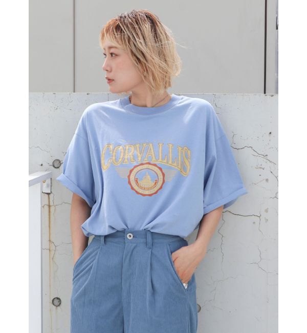 Ungrid「オーバーサイズロゴTee」|Tシャツ・カットソー|