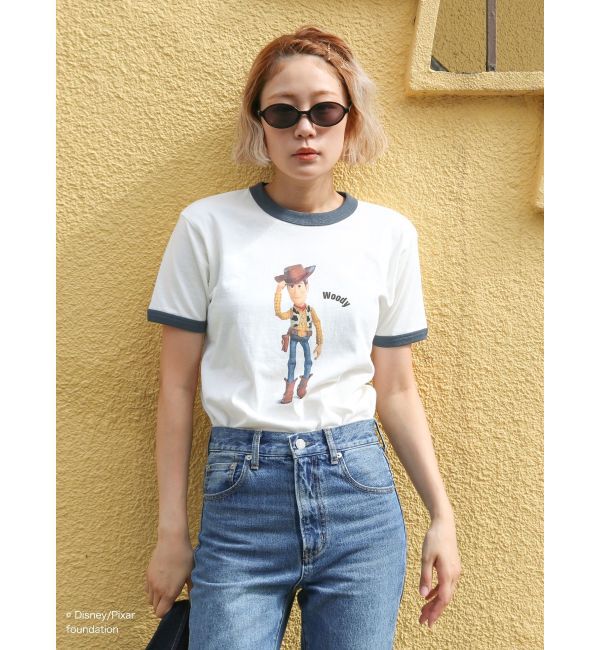 Ungrid「トイストーリー/リンガーTee」|Tシャツ・カットソー|